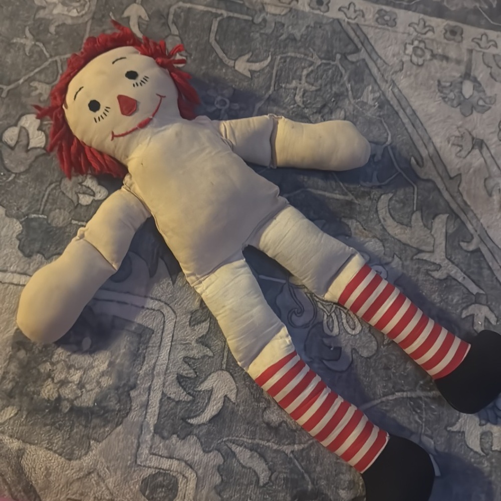 Classic Raggedy Anne doll with Red Hair